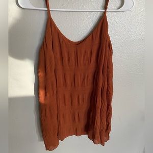 Burnt Orange Casual tank top